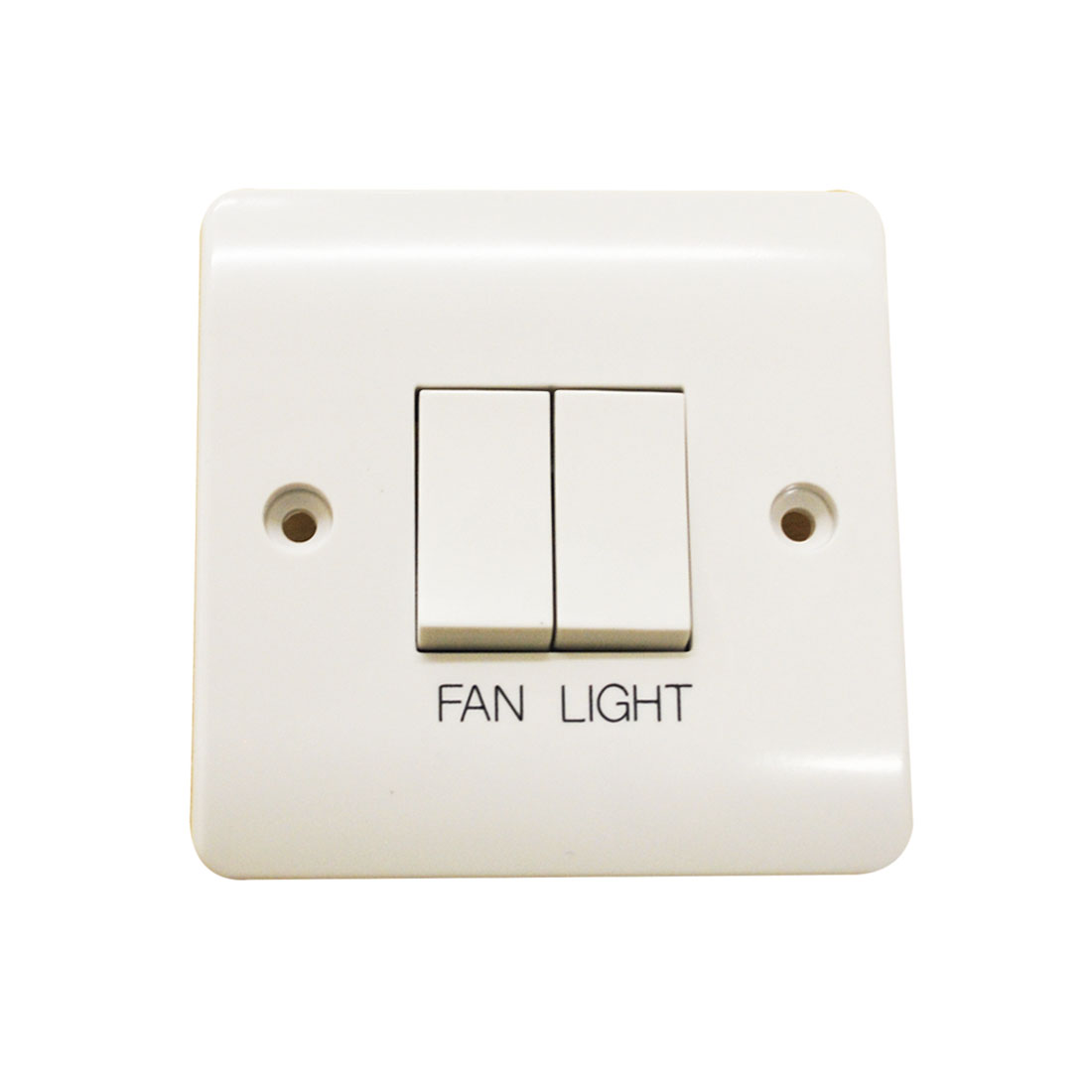 Quiet-Vent White Momentary Boost and Light Switch