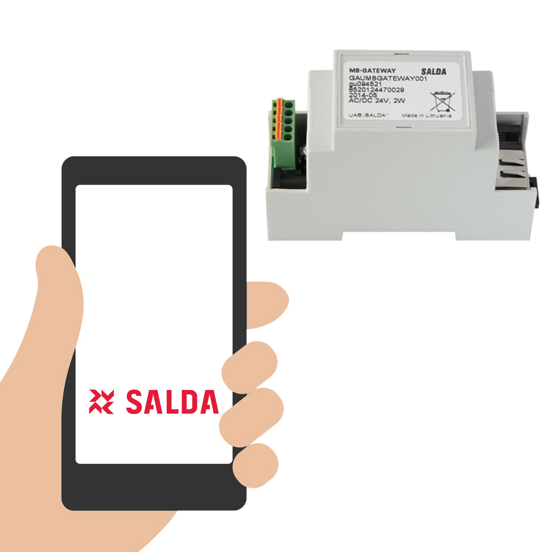 Salda MB Gateway to Connect to Network - AHU000269
