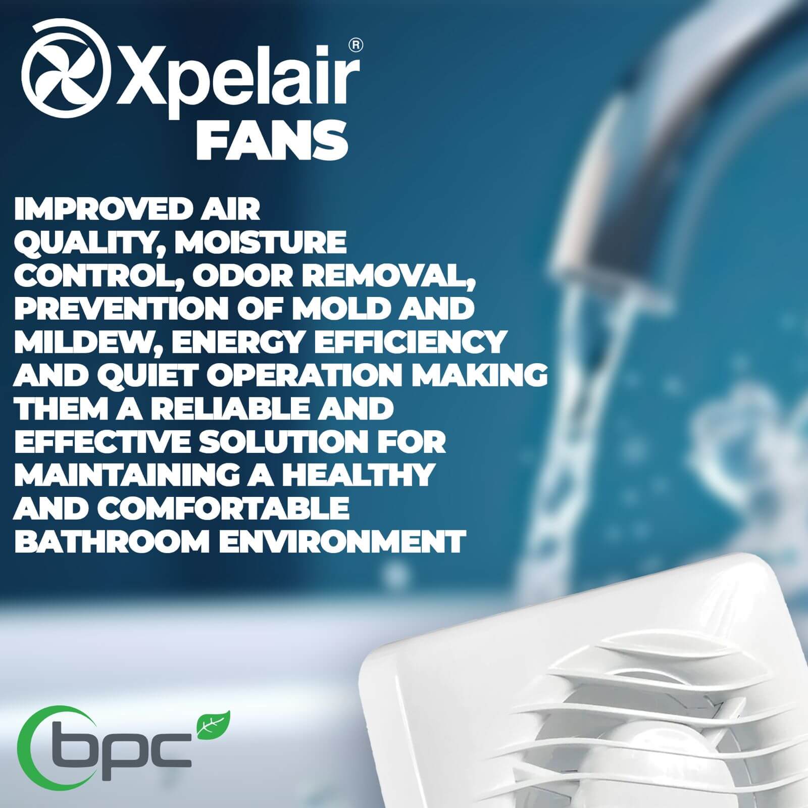 The Latest in Efficiency with Xpelair Simply Silent Bathroom Fans